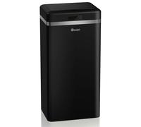 Retro Poubelle à Ouverture Automatique avec Capteur, Métal, 45 Litres, Vintage Noir SWKA4500BNEU