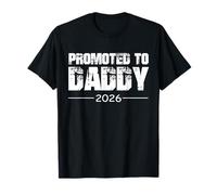 Rétro promu à Papa Est 2026 New Dad 2026 First Time Daddy T-Shirt