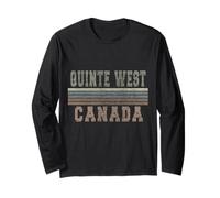 Retro Quinte West Canada Manche Longue
