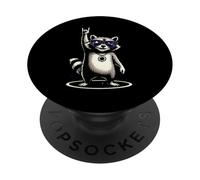 Rétro Raton Laveur Rock Musique Cadeau Drôle de Race Race PopSockets PopGrip Adhésif