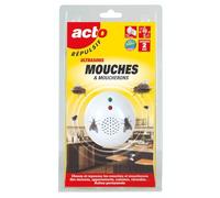 RETRO | RÉPULSIF ULTRASONS MOUCHES, MOUCHERONS |Blister de 1 émetteur fixe pour 40 m² | RUSMO1