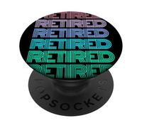Retro Retired Ce n'est Plus Mon problème Grand-père Retraite 2025 PopSockets PopGrip Adhésif