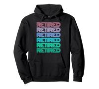 Retro Retired Ce n'est Plus Mon problème Grand-père Retraite 2025 Sweat à Capuche