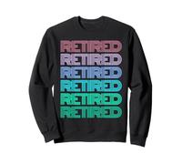 Retro Retired Ce n'est Plus Mon problème Grand-père Retraite 2025 Sweatshirt