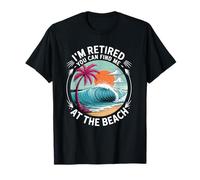 Retro Retirement Beach Vibes for Retired Summer Fun Lovers T-Shirt