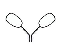 Rétro Rétroviseur 2pcs Noir Moto Rétroviseurs Réglables À 360 Degrés 10mm Dans Sens Des Aiguilles D'une Montre Guidon Rétroviseur Latéral Scooter Cyclomoteur Motos Rétroviseur Latéral ( Color : 1 )