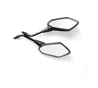 Rétro Rétroviseur Latéral 2 Paires Rétroviseurs Moto Scooter Vélo Électrique Rétroviseur Convexe Arrière 8mm 10mm Universel Fiber Carbone