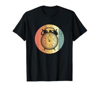 Rétro Réveil à Double Cloche Vintage T-Shirt Graphique avec Valeur