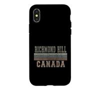 Rétro Richmond Hill Canada Coque pour iPhone X/XS