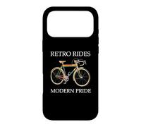 Retro Rides Modern Pride - Cute Rainbow Gay Pride Bike Racer Coque pour iPhone 17 Pro Max