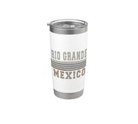 Rétro Rio Grande Mexique Gobelet isotherme en acier inoxydable double paroi