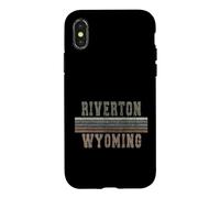 Rétro Riverton Wyoming Coque pour iPhone X/XS