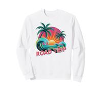 Rétro Road Trip Surf Vacances Voyage Mamans Assorties Sweatshirt