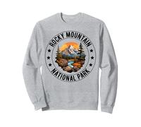 Rétro Rocky Mountain National Park Randonnée Camping Outdoor Sweatshirt