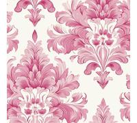 Rétro Rose Fleurs Papier Adhesif Meuble Classique Floral Mat Papier Peint Mural Film Autocollant Wallpaper Rouleau Impermeable Stickers Collant Décoration pour Cuisine Tables Armoires Mur 0.52X20 M