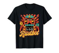 Retro Rustbot Robot Japonais Vaporwave T-Shirt