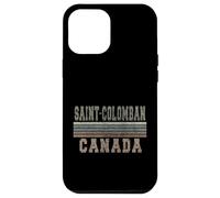 Rétro Saint-Colomban Canada Coque pour iPhone 12 Pro Max