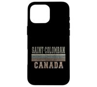 Rétro Saint-Colomban Canada Coque pour iPhone 16 Pro Max