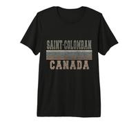 Rétro Saint-Colomban Canada T-Shirt Haut de Gamme
