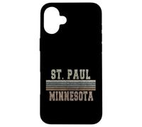 Rétro Saint Paul Minnesota Coque pour iPhone 16 Plus
