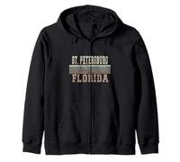 Rétro Saint-Pétersbourg Floride Sweat à Capuche