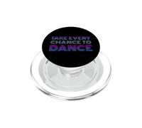 Rétro, saisissez Toutes Les Chances de Danser I Love Dancing Cool Dancer PopSockets PopGrip pour MagSafe