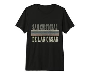 Rétro San Cristobal de Las Casas Mexique T-Shirt Haut de Gamme