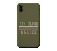 Rétro San Ignacio Belize Coque pour iPhone XS Max