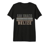 Rétro San Ignacio Belize T-Shirt Haut de Gamme