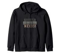 Rétro San Nicolas Mexique Sweat à Capuche