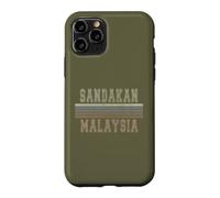 Rétro Sandakan Malaisie Coque pour iPhone 11 Pro