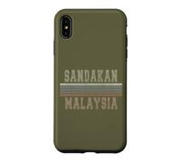 Rétro Sandakan Malaisie Coque pour iPhone XS Max