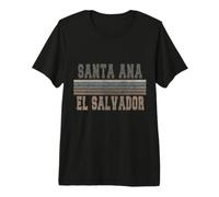 Rétro Santa Ana El Salvador T-Shirt Haut de Gamme
