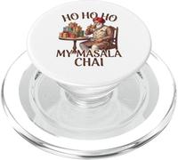 Retro Santa Sunglasses Hold Masala Chai Indian Men Women PopSockets PopGrip pour MagSafe