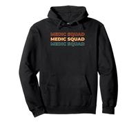 Retro Santé Équipe Soins - Urgences Vintage Paramédical Sweat à Capuche