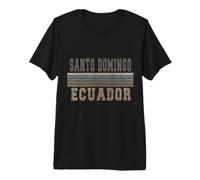 Rétro Santo Domingo Equateur T-Shirt Haut de Gamme