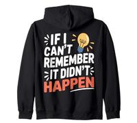 Rétro Sarcasme: Si J'oublie, Ça n'est Pas Arrivé Sweat à Capuche