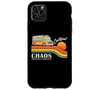 Retro School Bus Driver Certified Chaos Transport Technician Coque pour iPhone 11 Pro Max