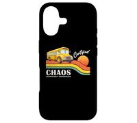 Retro School Bus Driver Certified Chaos Transport Technician Coque pour iPhone 17
