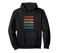 Rétro Sci FI Space Rays Minimaliste Drôle Dénomination Sweat à Capuche