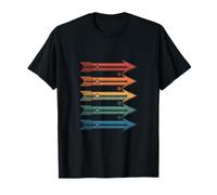 Rétro Sci FI Space Rays Minimaliste Drôle Dénomination T-Shirt