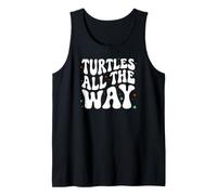 Retro Sea Turtle Turtles All The Way Oceans Lover Débardeur