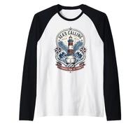 Retro Sea's Calling Sailorcore Fishermencore Manche Raglan