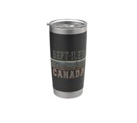 Rétro Sept-Îles Canada Gobelet isotherme en acier inoxydable double paroi