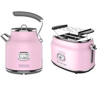 - Retro Serie - Grille pain 2 fentes - Bouilloire - Rose