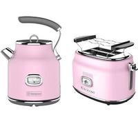 - Retro Serie - Grille pain 2 fentes - Bouilloire - Rose