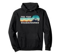 Rétro Shawangunks New York Mountain Sunset Vintage Sweat à Capuche
