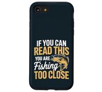 Rétro si vous pouvez lire ce pêcheur drôle qui pêche de trop près Coque pour iPhone SE (2020) / 7 / 8