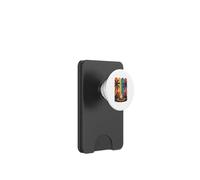 Retro Silhouette Feu De Camp Palmiers Camping Brasier PopSockets PopWallet pour MagSafe