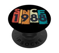 Retro Since 1988 Classic Year Commémoration PopSockets PopGrip Adhésif